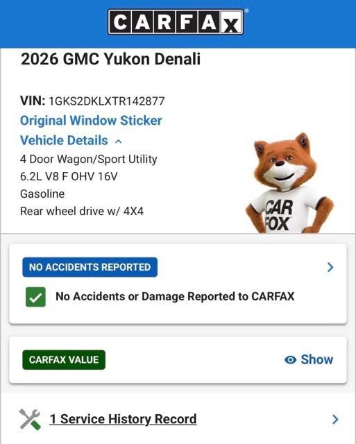2026 GMC Yukon Denali