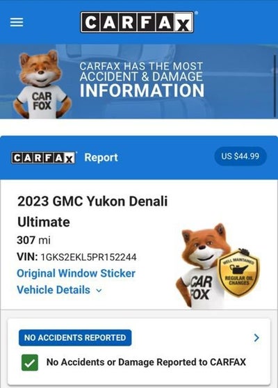 2023 GMC Yukon Denali Ultimate