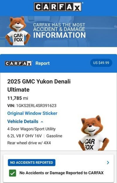 2025 GMC Yukon Denali Ultimate
