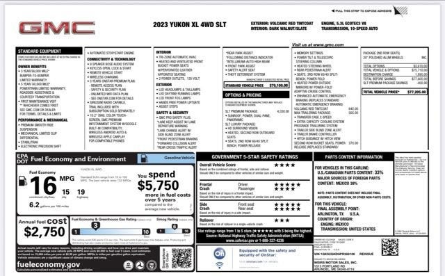 2023 GMC Yukon XL SLT