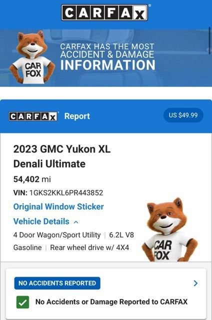 2023 GMC Yukon XL Denali Ultimate
