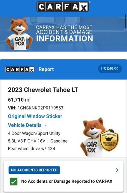2023 Chevrolet Tahoe LT