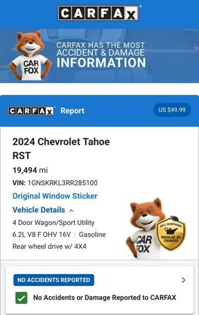 2024 Chevrolet Tahoe RST