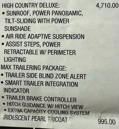 2024 Chevrolet Tahoe High Country