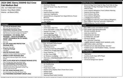 2024 GMC Sierra 2500 HD SLE