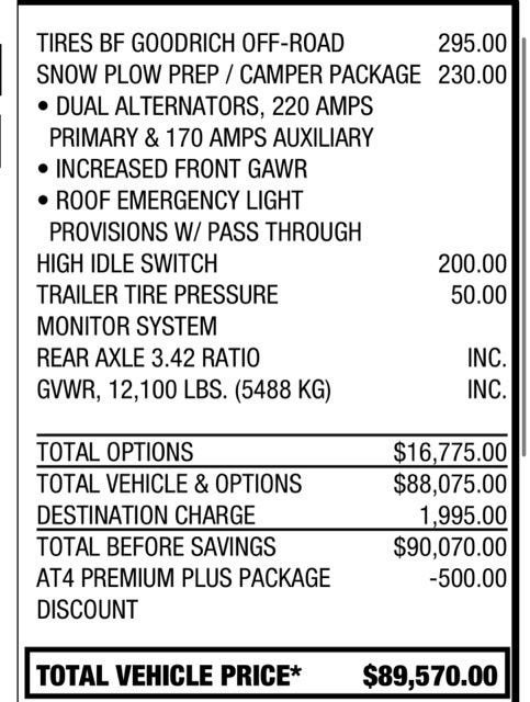 2024 GMC Sierra 3500 HD AT4