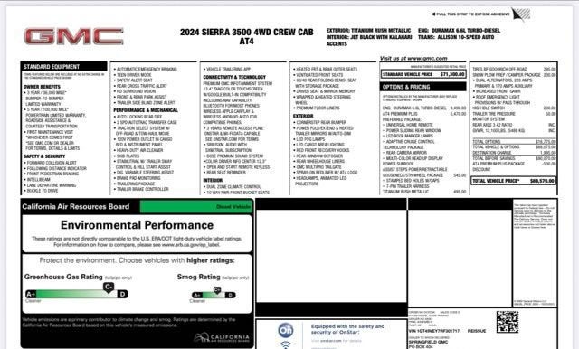 2024 GMC Sierra 3500 HD AT4