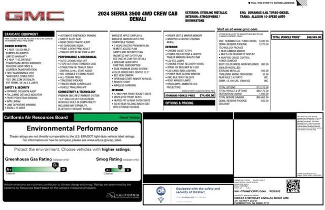 2024 GMC Sierra 3500 HD Denali