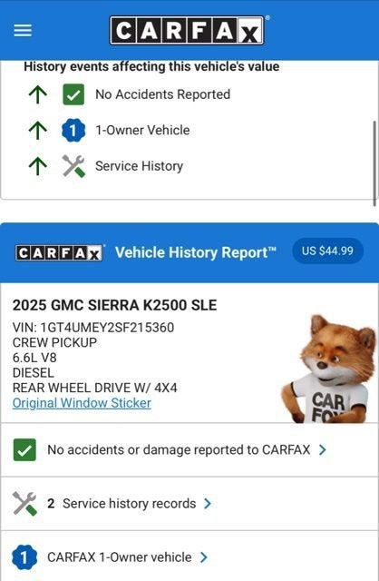 2025 GMC Sierra 2500 HD SLE