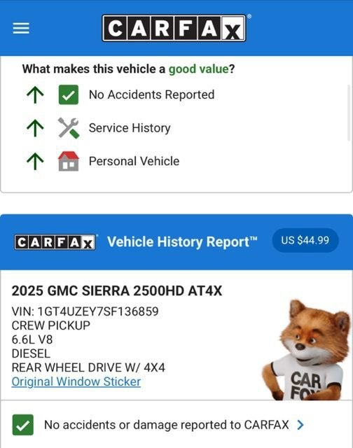 2025 GMC Sierra 2500 HD AT4X