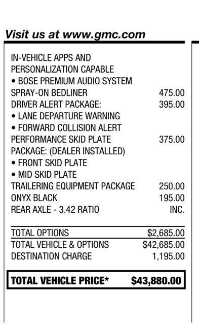 2021 GMC Canyon AT4 - Leather