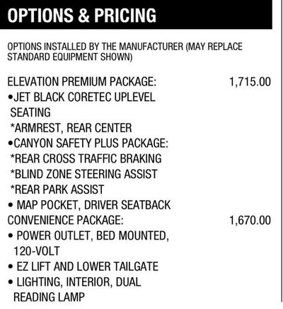 2023 GMC Canyon Elevation