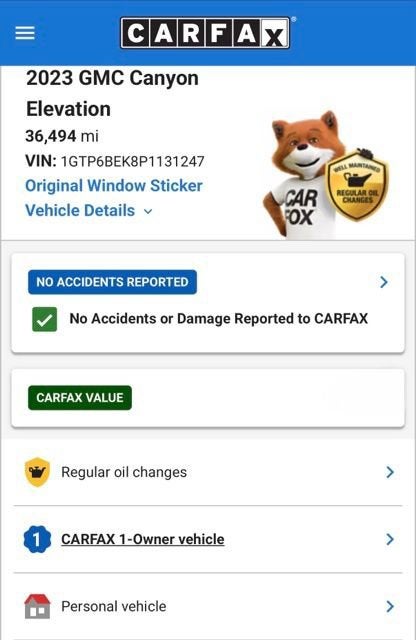 2023 GMC Canyon Elevation