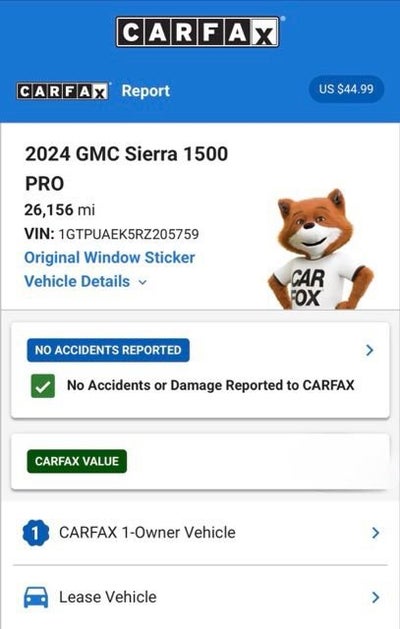 2024 GMC Sierra 1500 Pro