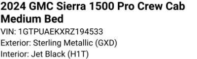 2024 GMC Sierra 1500 Pro