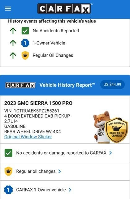 2023 GMC Sierra 1500 Pro