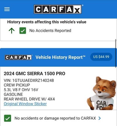 2024 GMC Sierra 1500 Pro