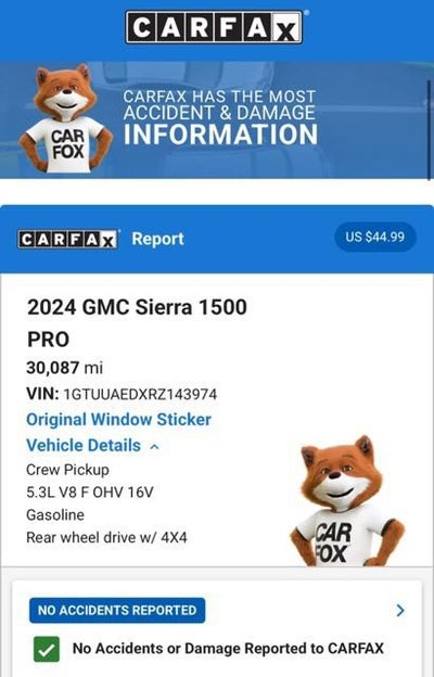 2024 GMC Sierra 1500 Pro