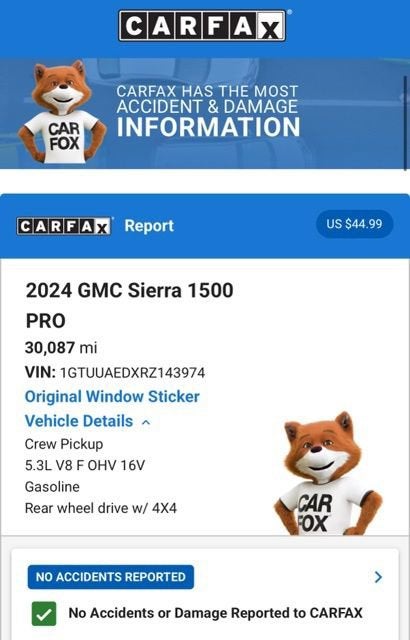 2024 GMC Sierra 1500 Pro