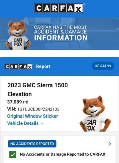 2023 GMC Sierra 1500 Elevation