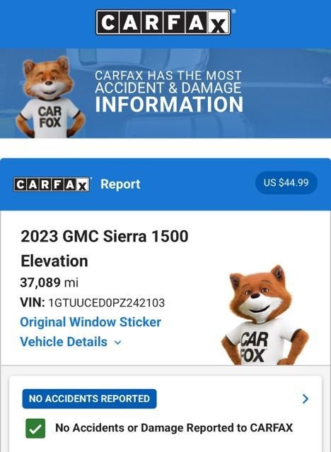 2023 GMC Sierra 1500 Elevation