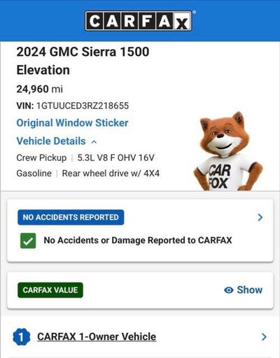 2024 GMC Sierra 1500 Elevation