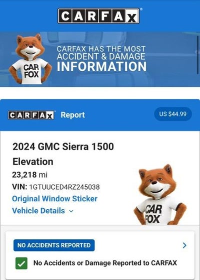 2024 GMC Sierra 1500 Elevation