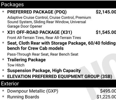 2026 GMC Sierra 1500 Elevation