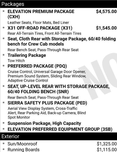 2025 GMC Sierra 1500 Elevation