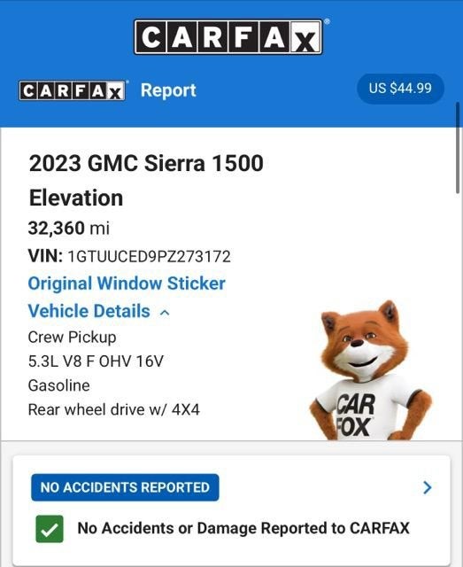2023 GMC Sierra 1500 Elevation