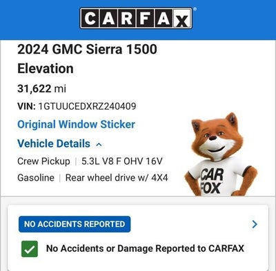2024 GMC Sierra 1500 Elevation