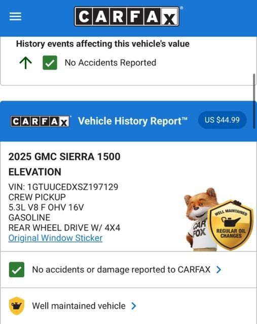 2025 GMC Sierra 1500 Elevation