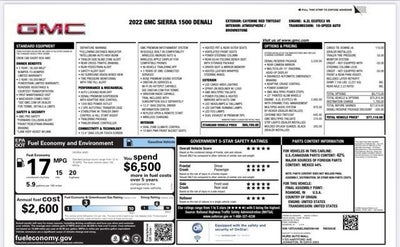2022 GMC Sierra 1500 Denali
