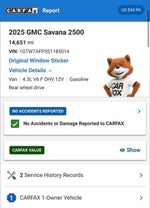 2025 GMC Savana Cargo Work Van