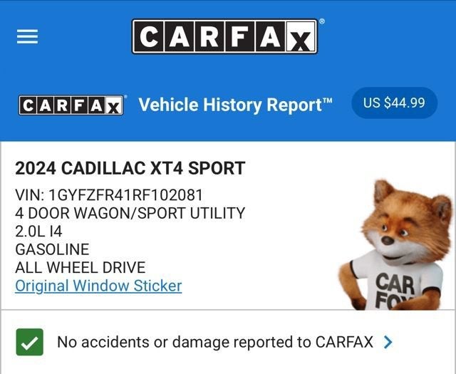 2024 Cadillac XT4 Sport