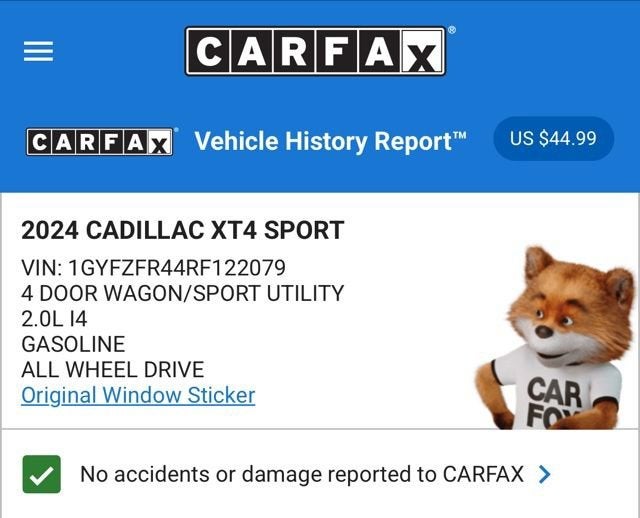 2024 Cadillac XT4 Sport