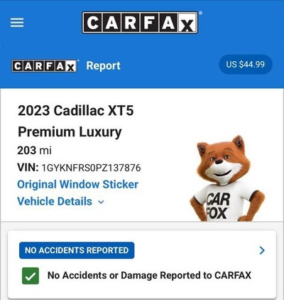 2023 Cadillac XT5 Premium Luxury