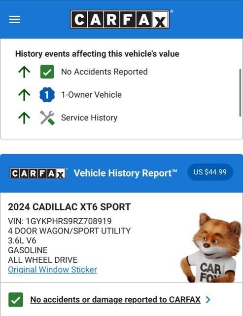 2024 Cadillac XT6 Sport