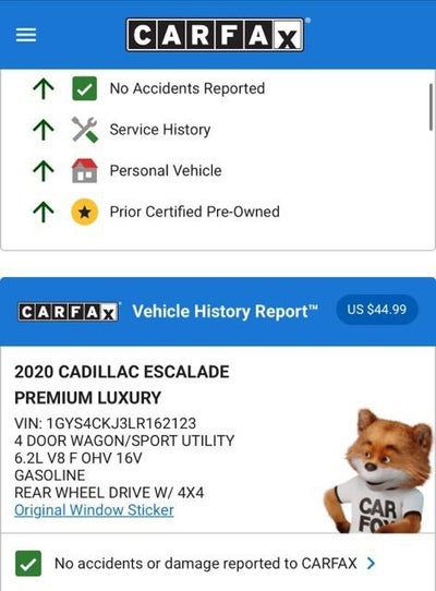2020 Cadillac Escalade Premium Luxury