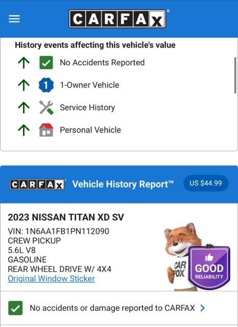 2023 Nissan Titan XD SV