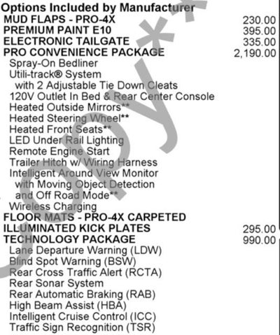 2023 Nissan Frontier PRO-4X