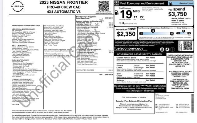 2023 Nissan Frontier PRO-4X