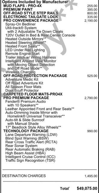 2024 Nissan Frontier Crew Cab PRO-4X 4x4