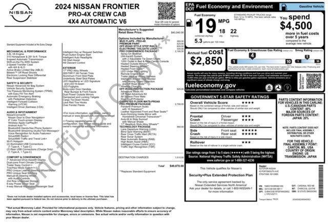 2024 Nissan Frontier PRO-4X
