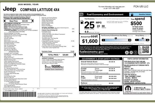 2020 Jeep Compass Latitude