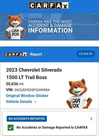 2023 Chevrolet Silverado 1500 LT Trail Boss
