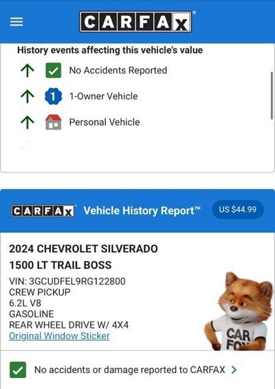 2024 Chevrolet Silverado 1500 LT Trail Boss