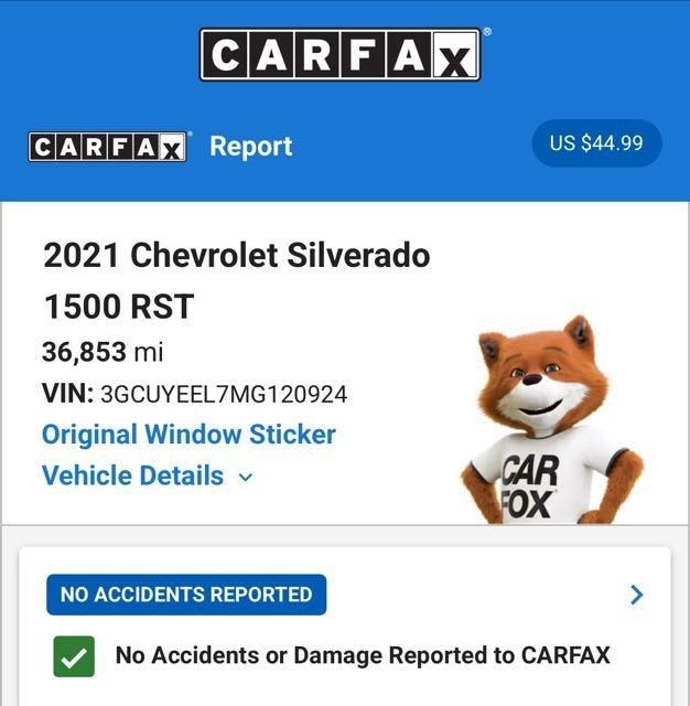 2021 Chevrolet Silverado 1500 RST