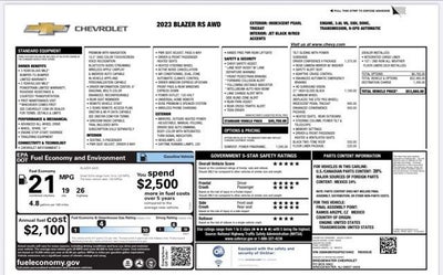 2023 Chevrolet Blazer RS