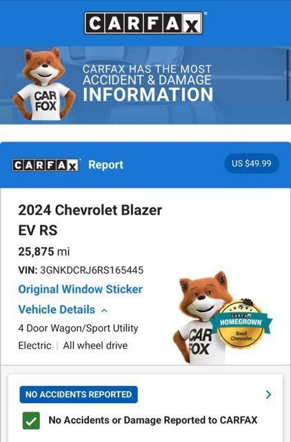 2024 Chevrolet Blazer EV RS